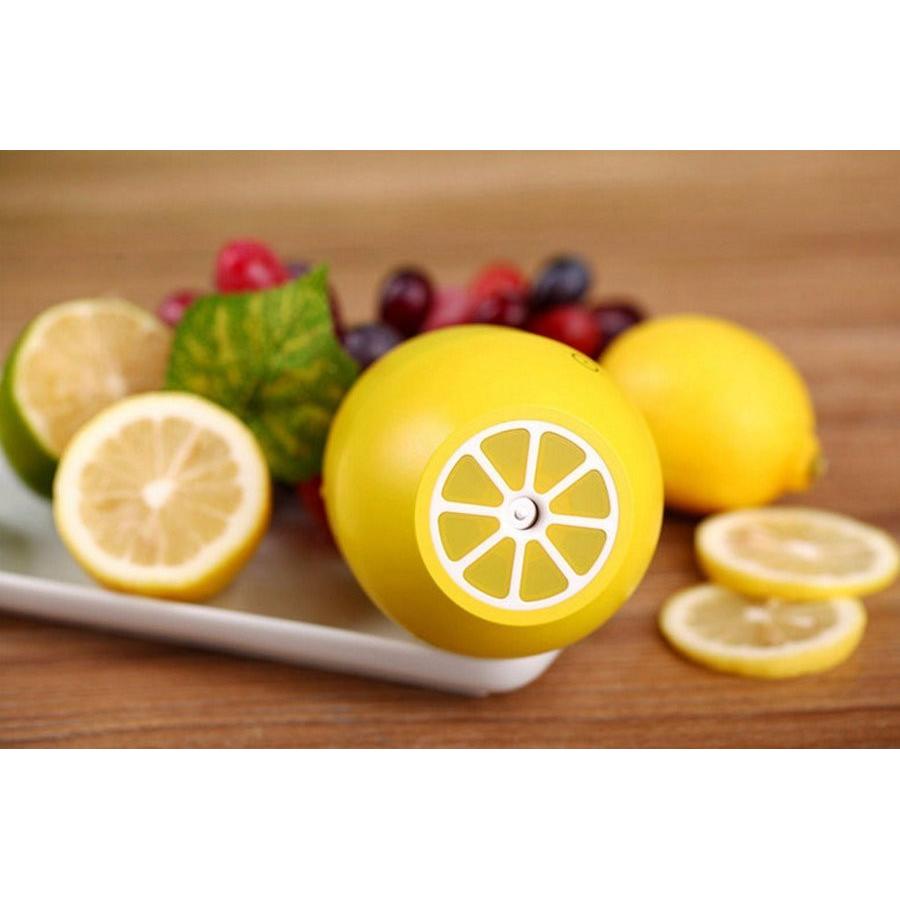 Lemon-Shaped Mini USB Humidifier with LED Light by Smart Deals Picks