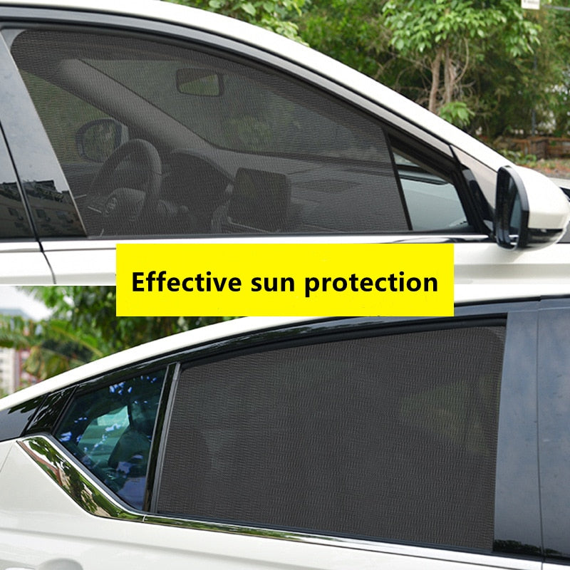 Magnetic Mesh Sun Shade for Car Windows by Smart Deals Picks
