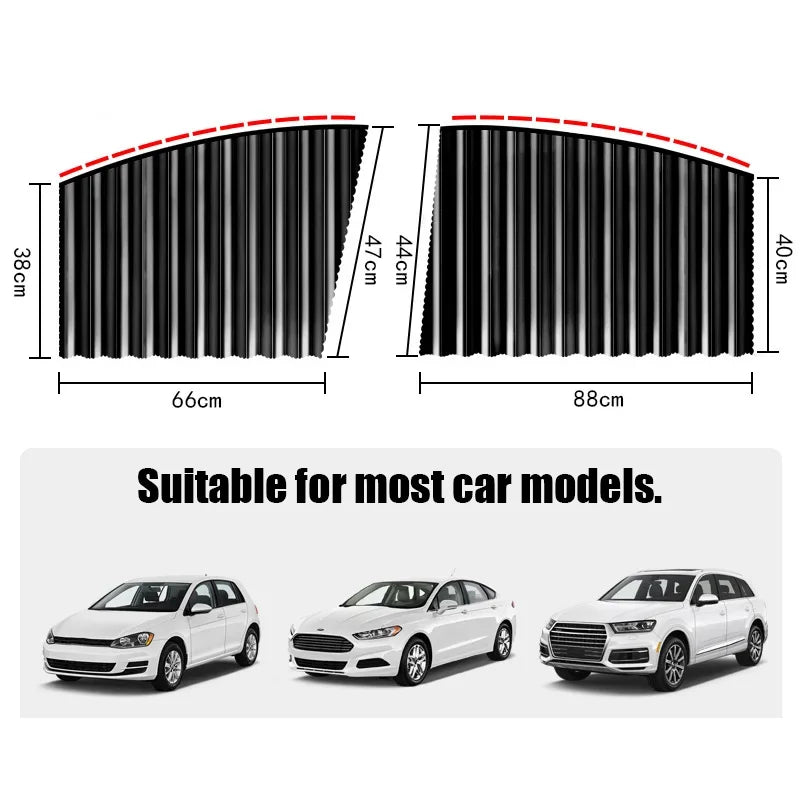 Magnetic Side Window Sun Curtains for Cars by Smart Deals Picks