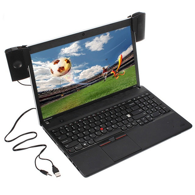 Mini Clip-On USB Laptop Speakers, 2W Stereo by Smart Deals Picks