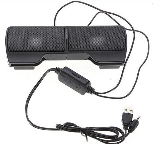 Mini Clip-On USB Laptop Speakers, 2W Stereo by Smart Deals Picks