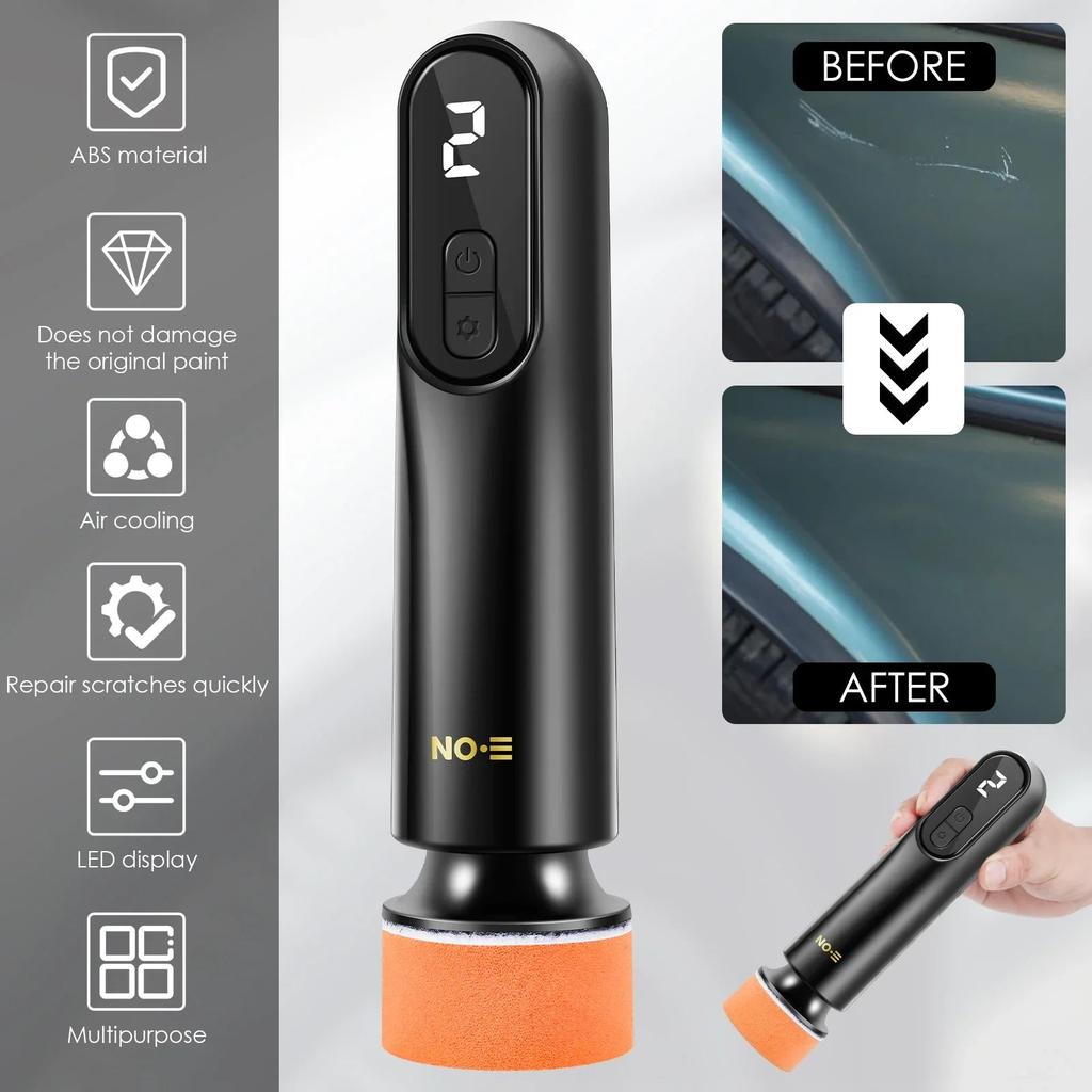 Mini Cordless Car Polisher Kit with LED Display by Smart Deals Picks