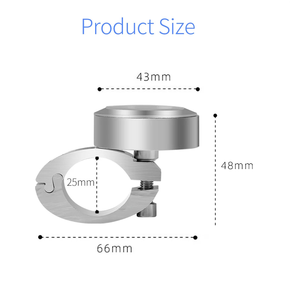 Motorcycle Handlebar Clock, Waterproof Stainless Steel by Smart Deals Picks
