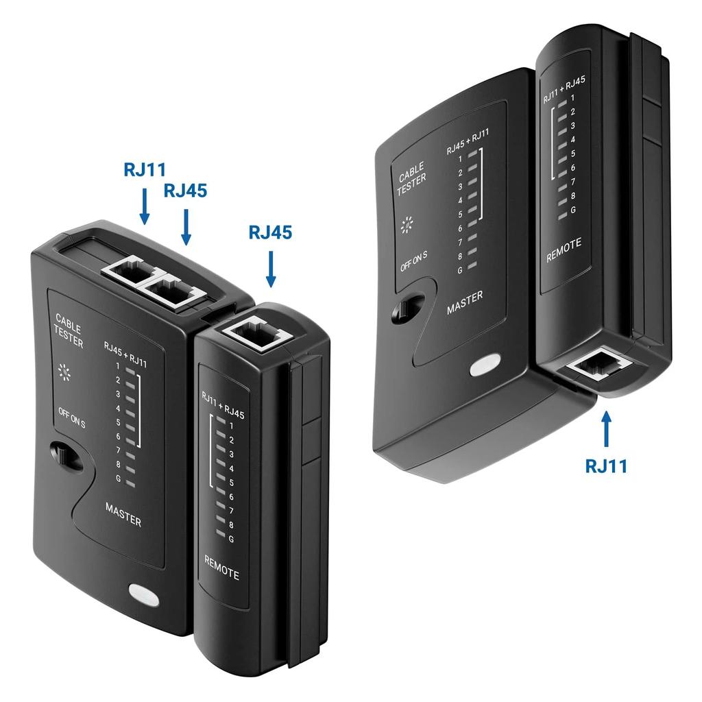 Network Ethernet Cable Tester for RJ45, RJ11, RJ12 by Smart Deals Picks