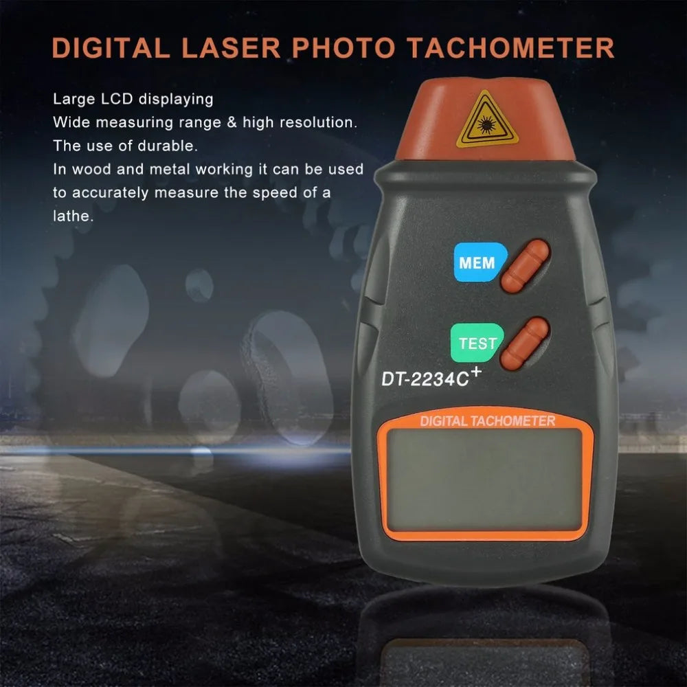 Non-Contact Digital Laser Tachometer and Hour Meter by Smart Deals Picks