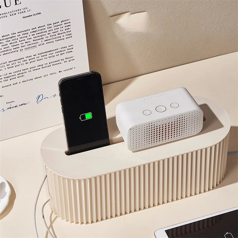 Nordic WiFi Router Organizer and Cable Storage Box by Smart Deals Picks