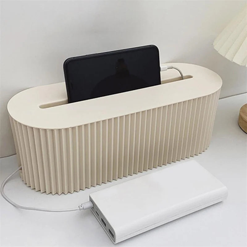 Nordic WiFi Router Organizer and Cable Storage Box by Smart Deals Picks