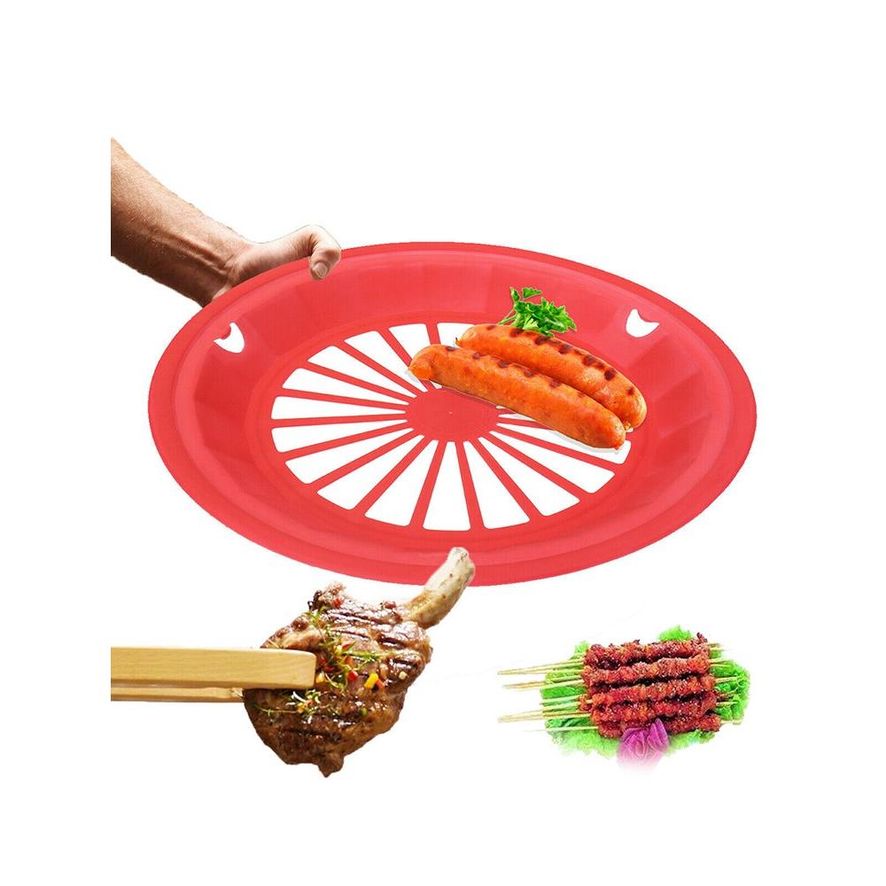 Paper Plate Holders Set of 10, 27 cm Plastic Rims by HitMyNeed