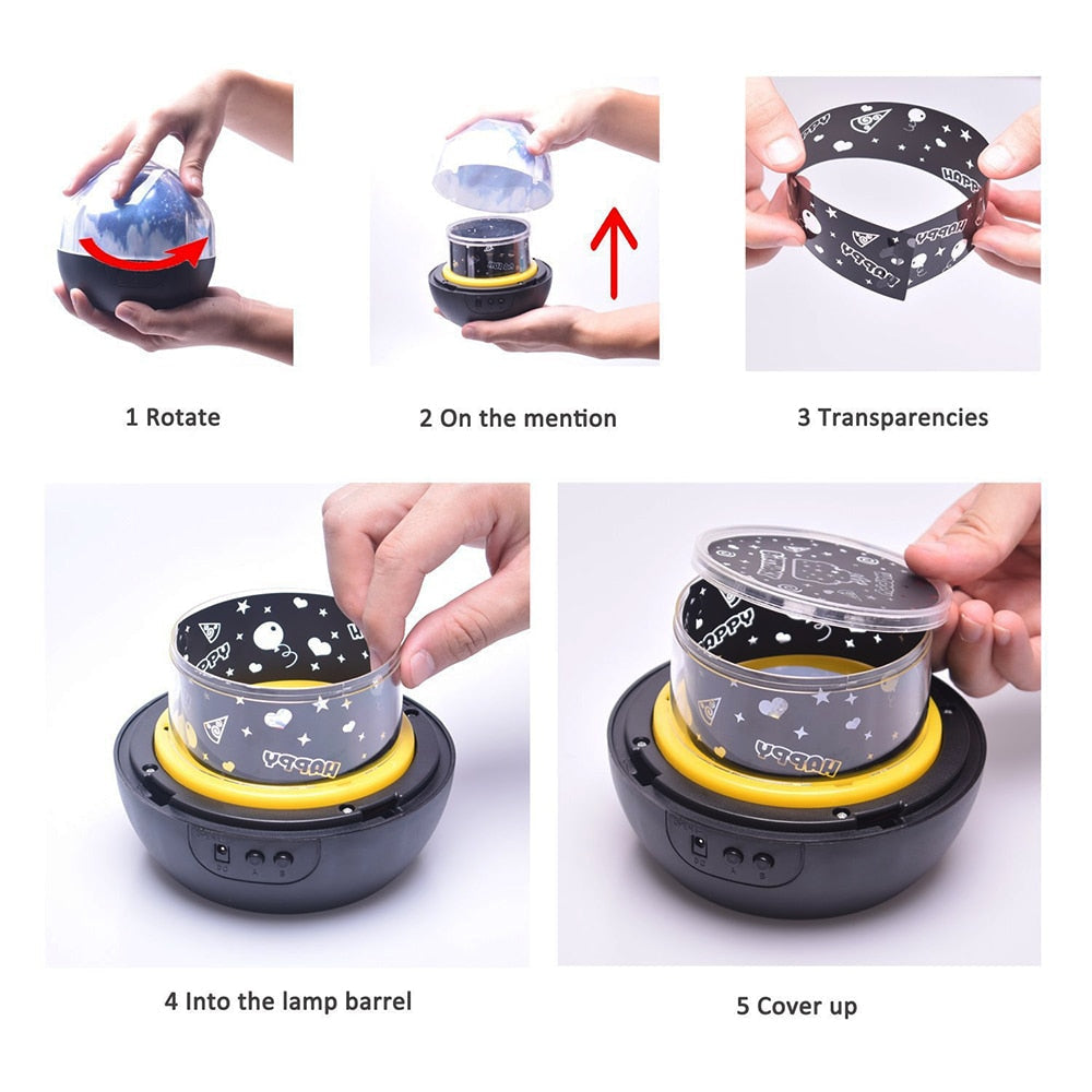 Planet LED Night Light Projector, 5 Films by Smart Deals Picks