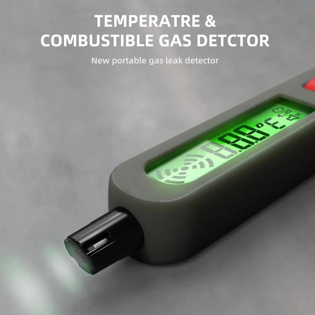 Portable Combustible Gas Detector with Alarm & LCD by Smart Deals Picks