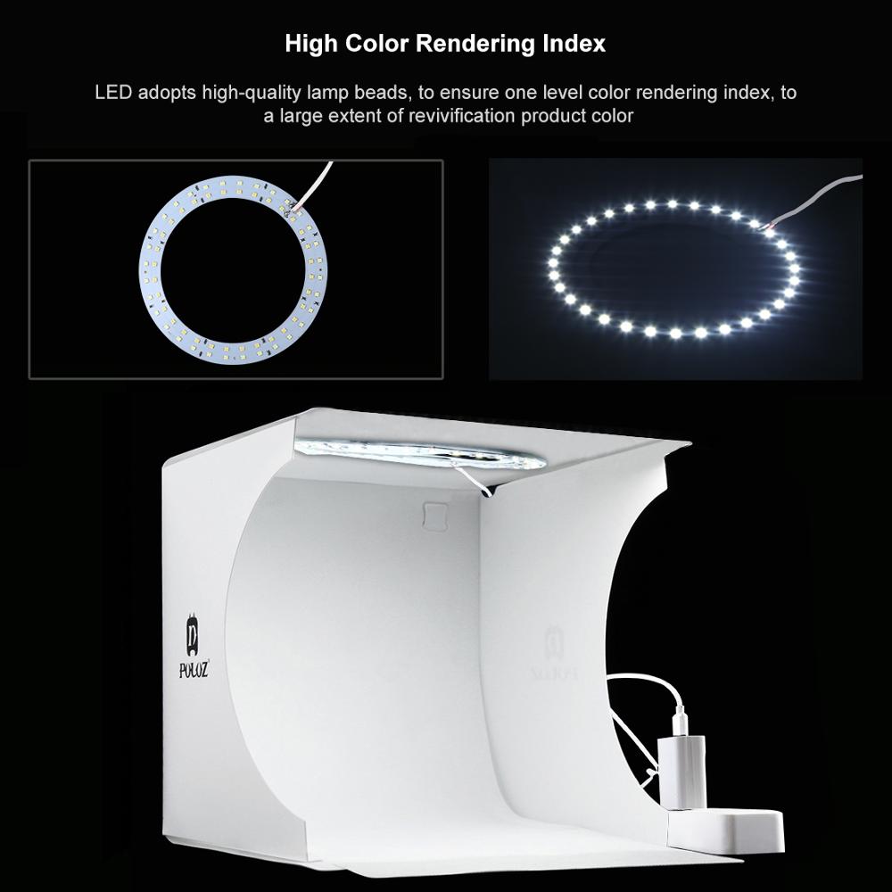 Portable LED Photo Studio Light Box with 6 Backdrops by Smart Deals Picks