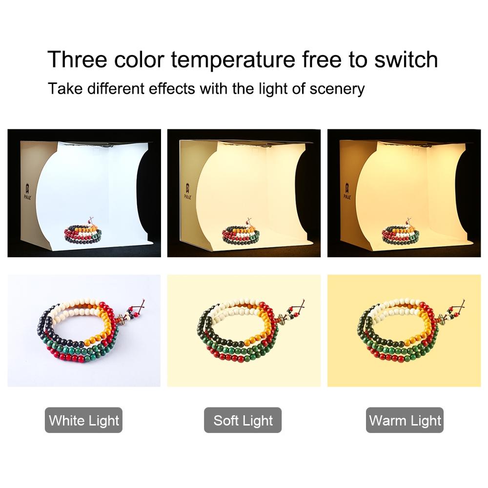 Portable LED Photo Studio Light Box with 6 Backdrops by Smart Deals Picks