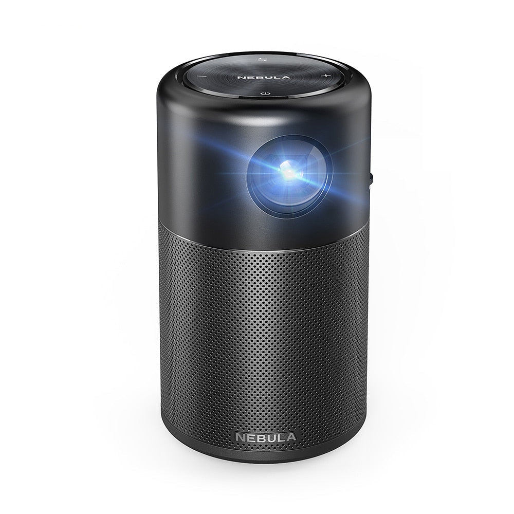 Portable Mini Projector with Integrated Speaker eu-plug by Smart Deals Picks