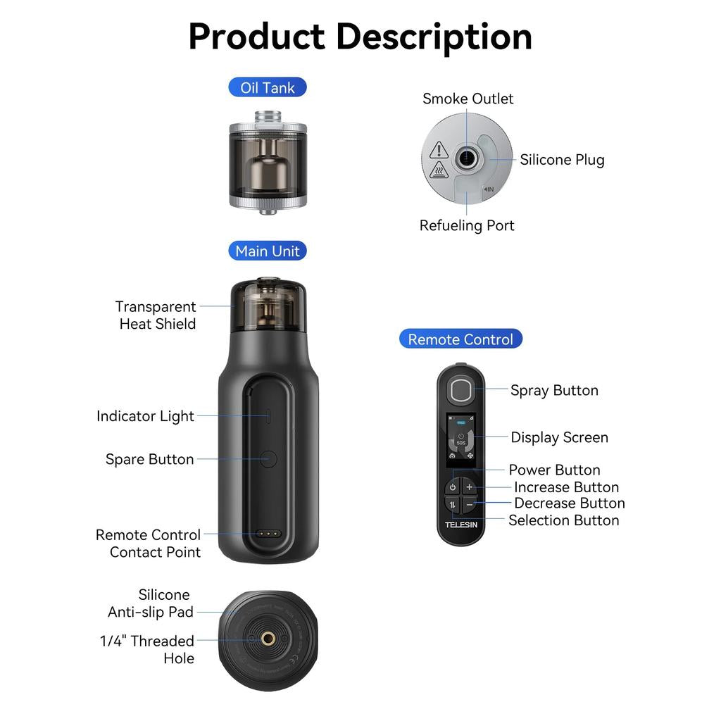 Portable Photography Smoke Machine with Remote by Smart Deals Picks