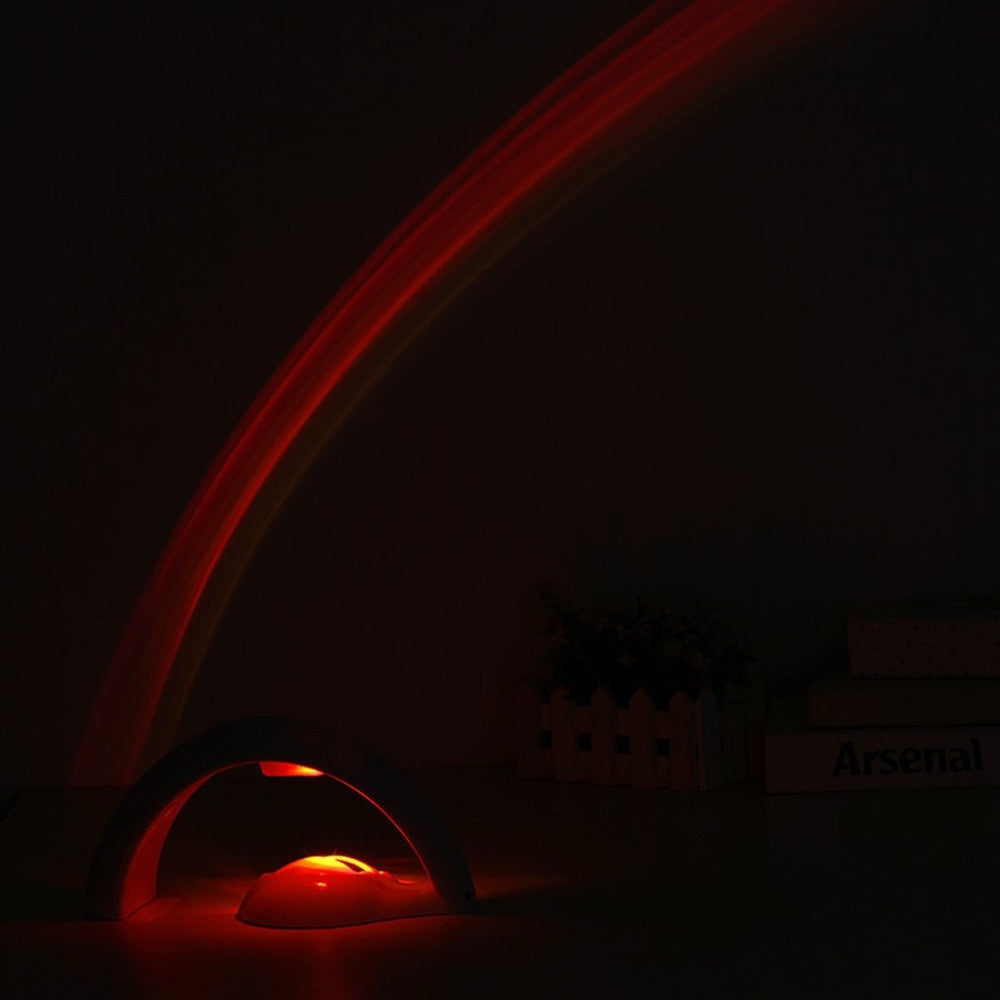 Rainbow LED Night Lamp Projector, Battery Powered by Smart Deals Picks