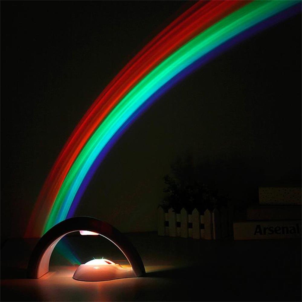 Rainbow Projector Night Light for Kids' Bedrooms by Smart Deals Picks