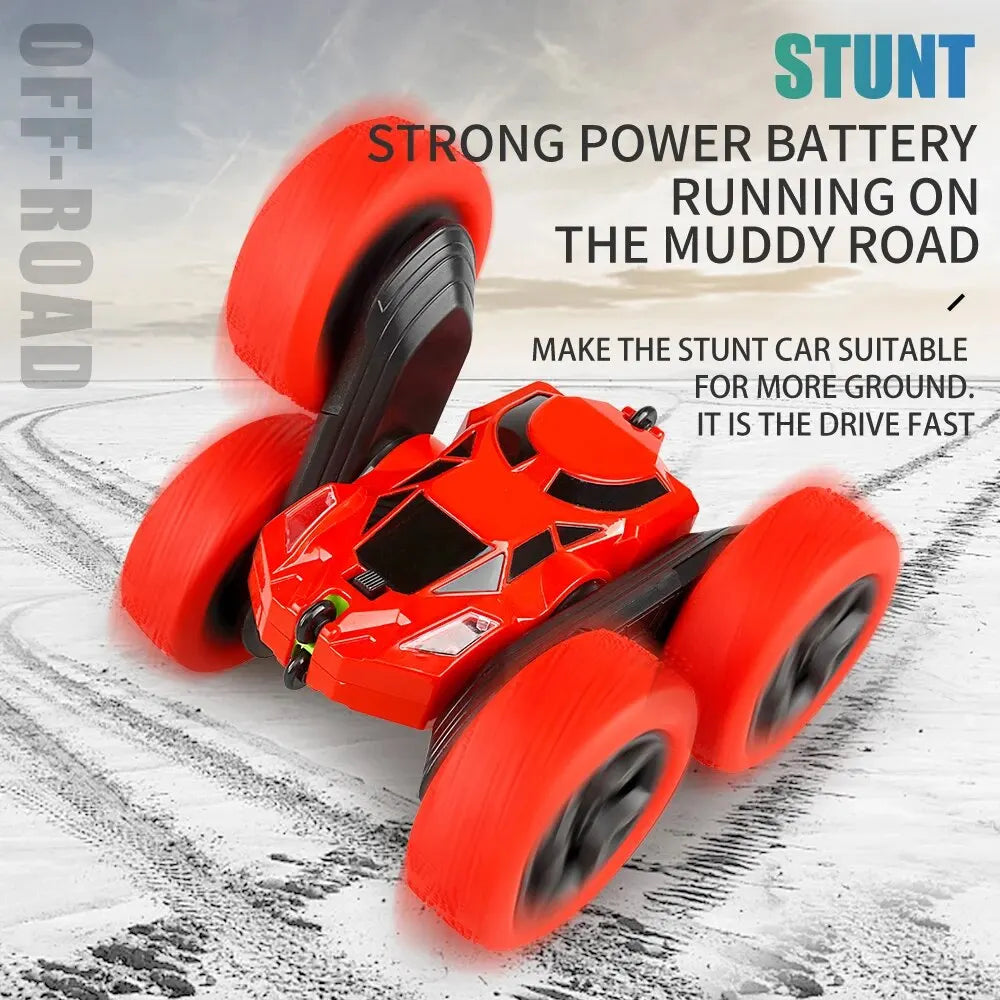 RC Double-Sided Stunt Car, 360 Rotation, 2.4G by Smart Deals Picks
