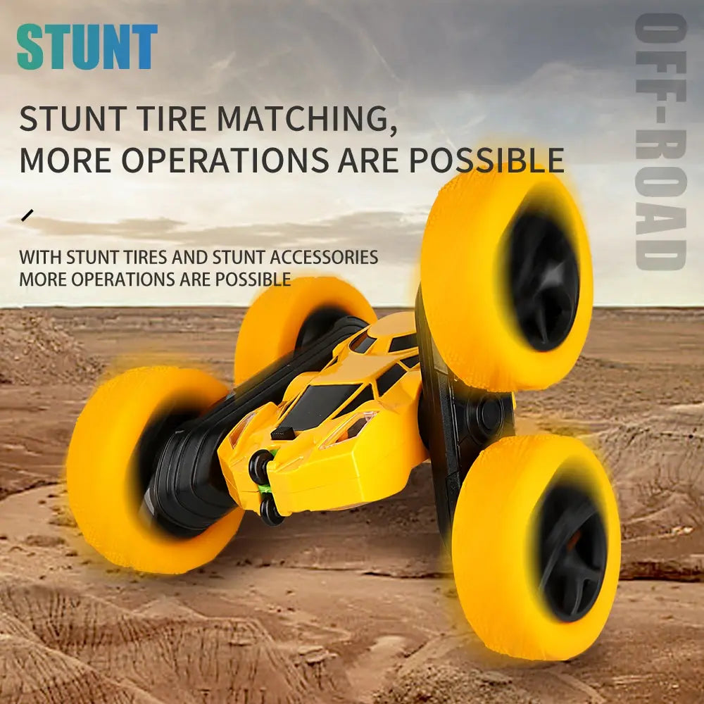 RC Double-Sided Stunt Car, 360 Rotation, 2.4G by Smart Deals Picks
