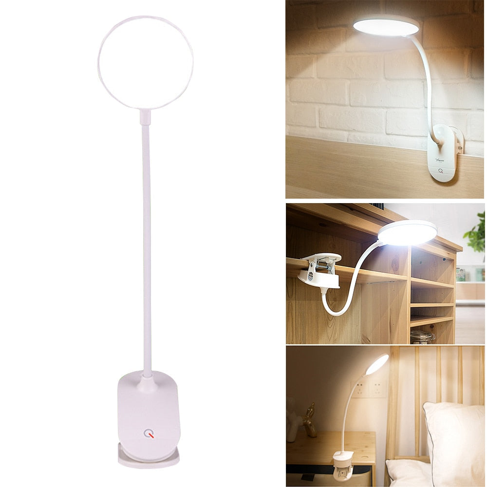 Rechargeable Clip-On Bedside Reading Light, 4000K by Smart Deals Picks