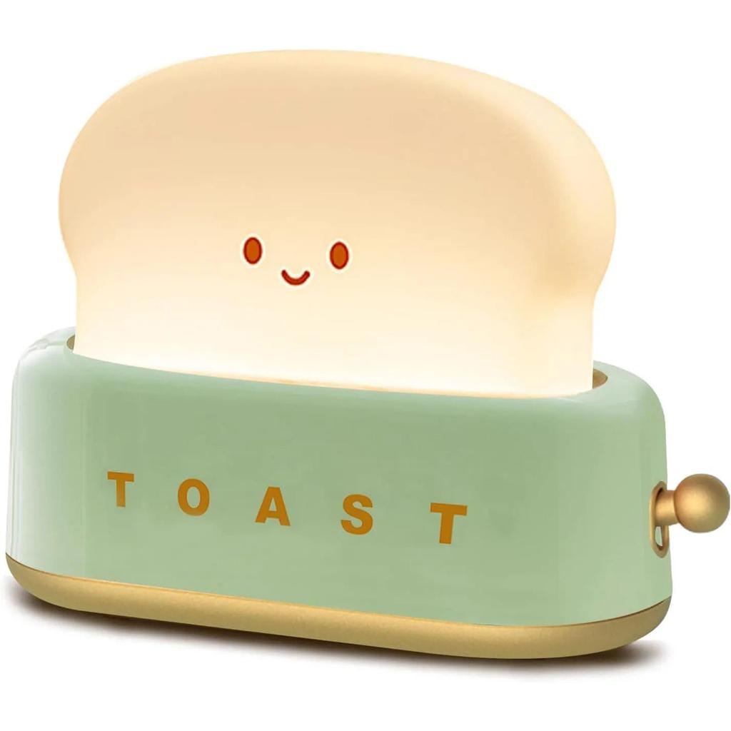 Rechargeable Toast Night Light with Dimmer green by Smart Deals Picks