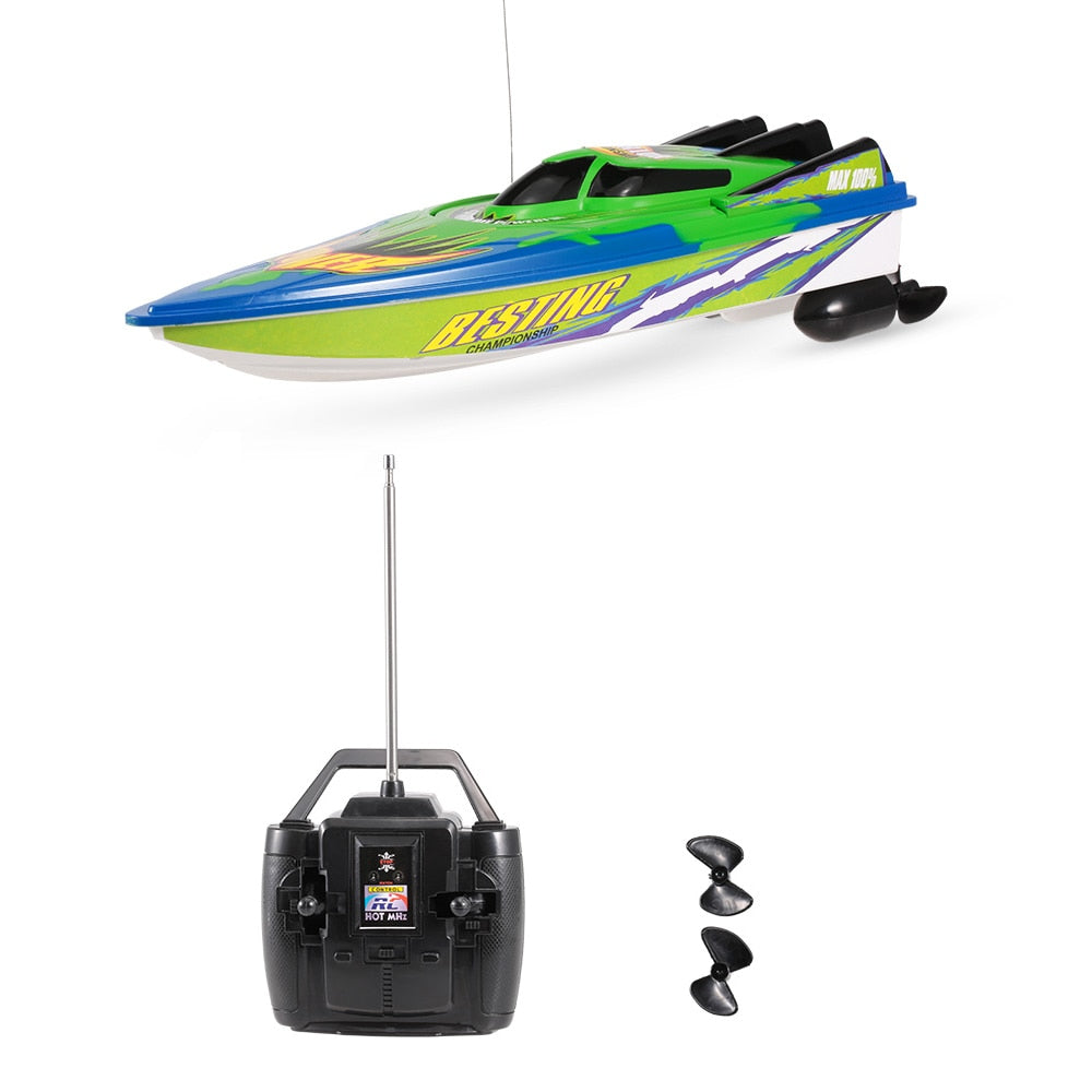 Remote Control Racing Boat Toy for Kids by HitMyNeed