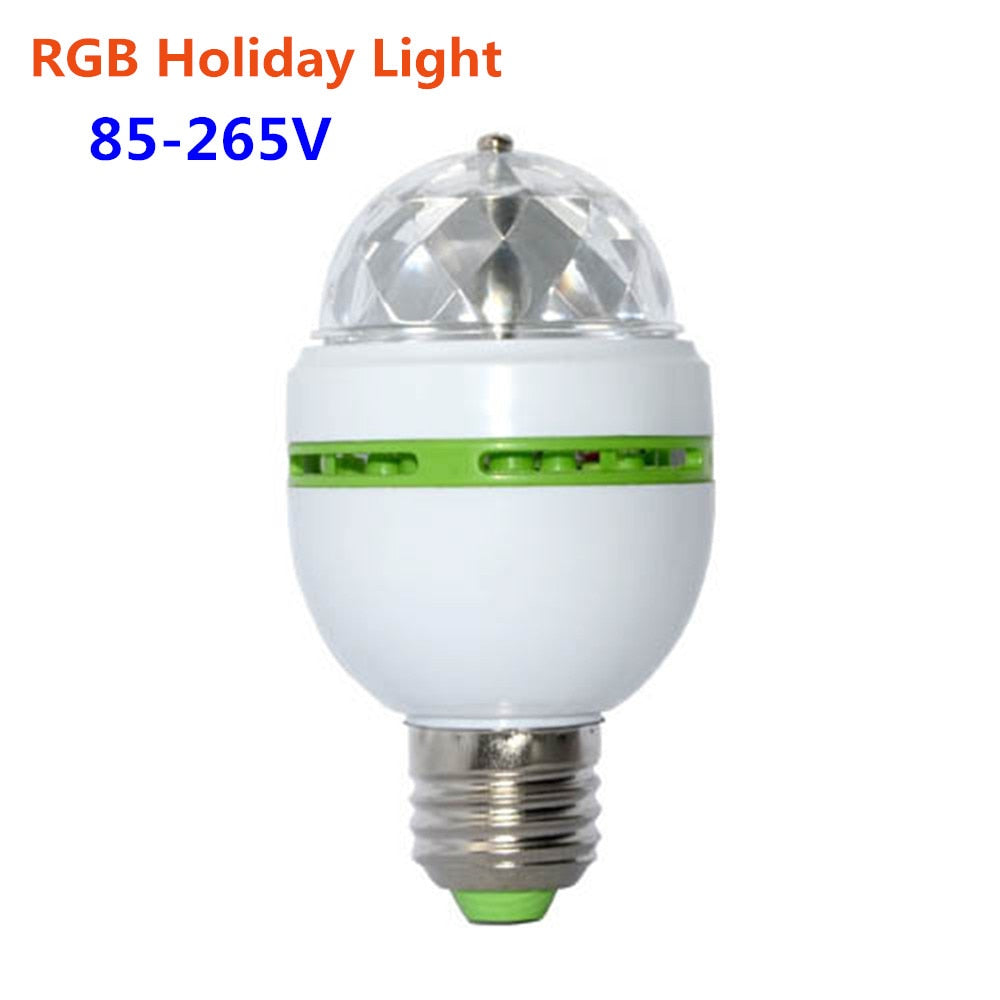 RGB LED Disco Bulb with Rotating Strobe Effects by Smart Deals Picks