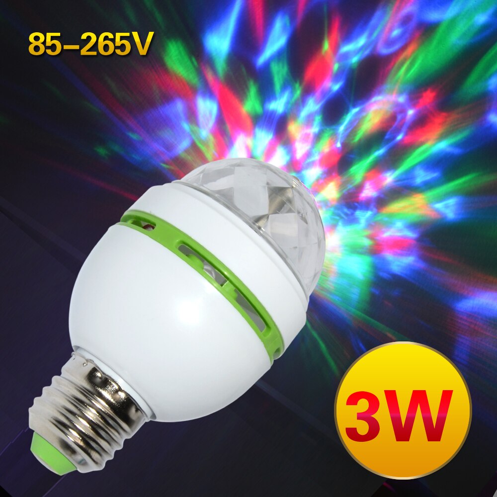RGB LED Disco Bulb with Rotating Strobe Effects by Smart Deals Picks