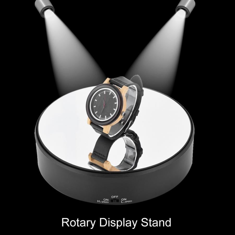 Rotating Jewelry Display Stand, 18cm Mirror Turntable by Smart Deals Picks