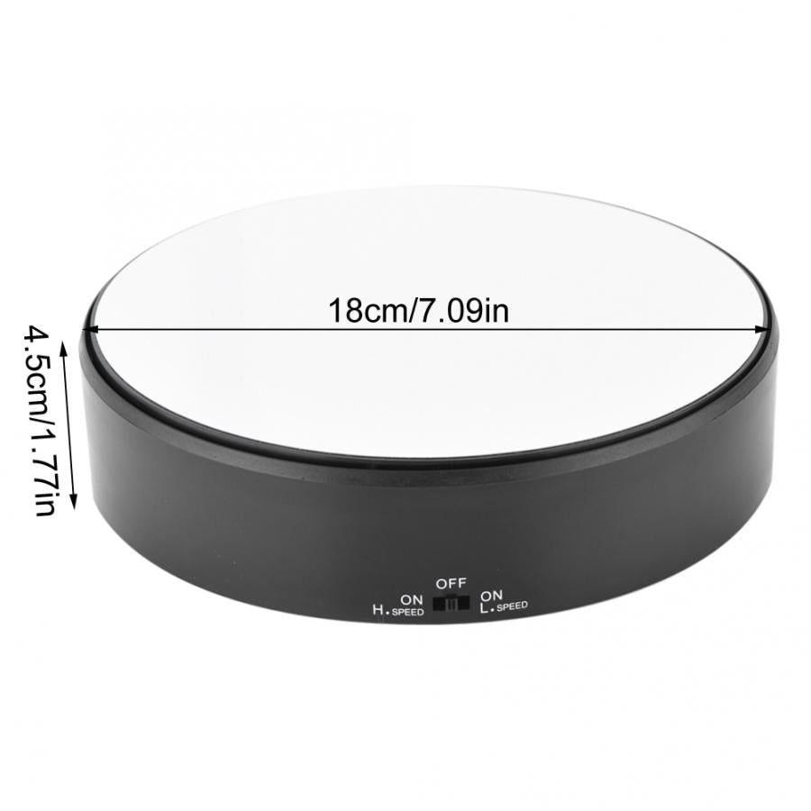 Rotating Jewelry Display Stand, 18cm Mirror Turntable by Smart Deals Picks