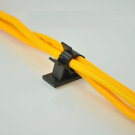 Self-Adhesive Plastic Cable Clamp Set, 10-Pack by Smart Deals Picks