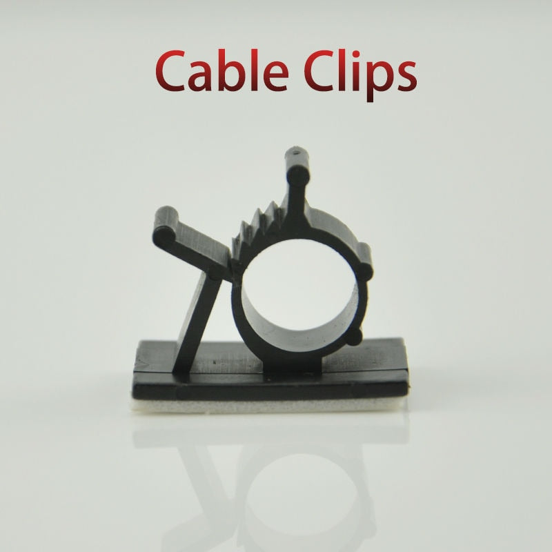 Self-Adhesive Plastic Cable Clamp Set, 10-Pack by Smart Deals Picks
