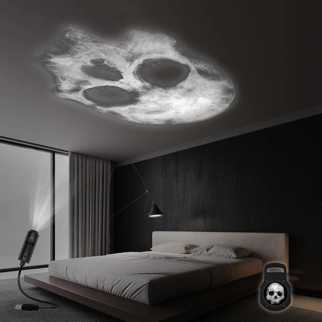 Skull Projection USB Night Light Lamp by Smart Deals Picks