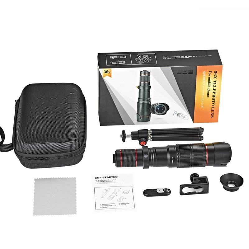 Smartphone Telescope Lens, 36x Zoom with Tripod by Smart Deals Picks