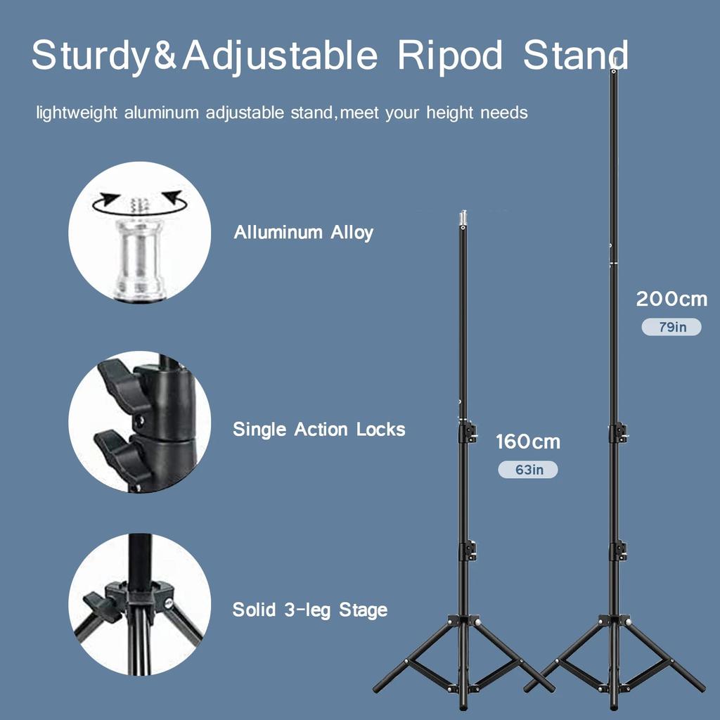 Softbox Lighting Kit with Tripod and E27 Continuous Bulb by Smart Deals Picks