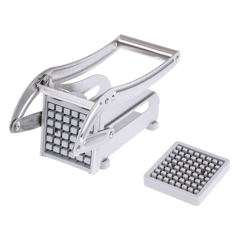 Stainless Steel French Fry Cutter with 2 Blades by HitMyNeed