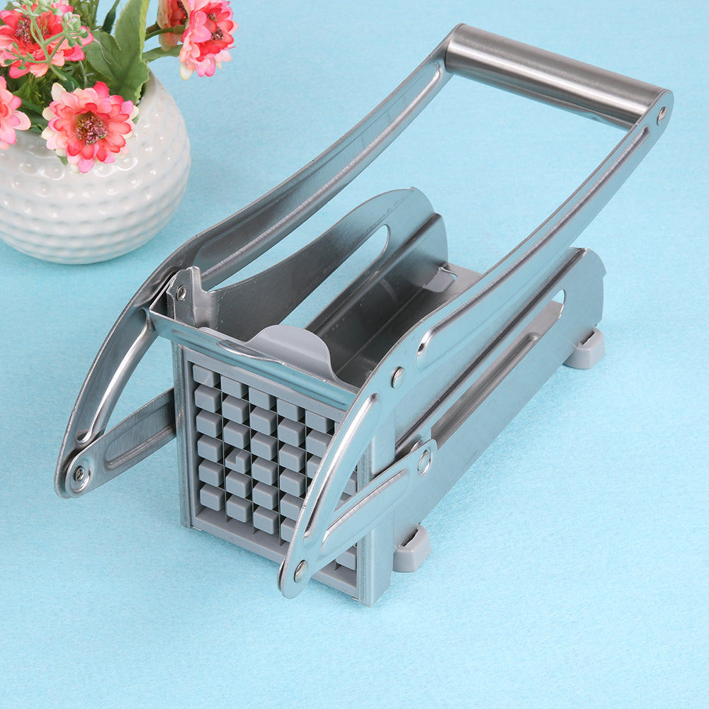 Stainless Steel French Fry Cutter with 2 Blades by HitMyNeed