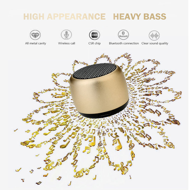 Steel Cannon Mini Bluetooth Speaker with FM & SD by Smart Deals Picks