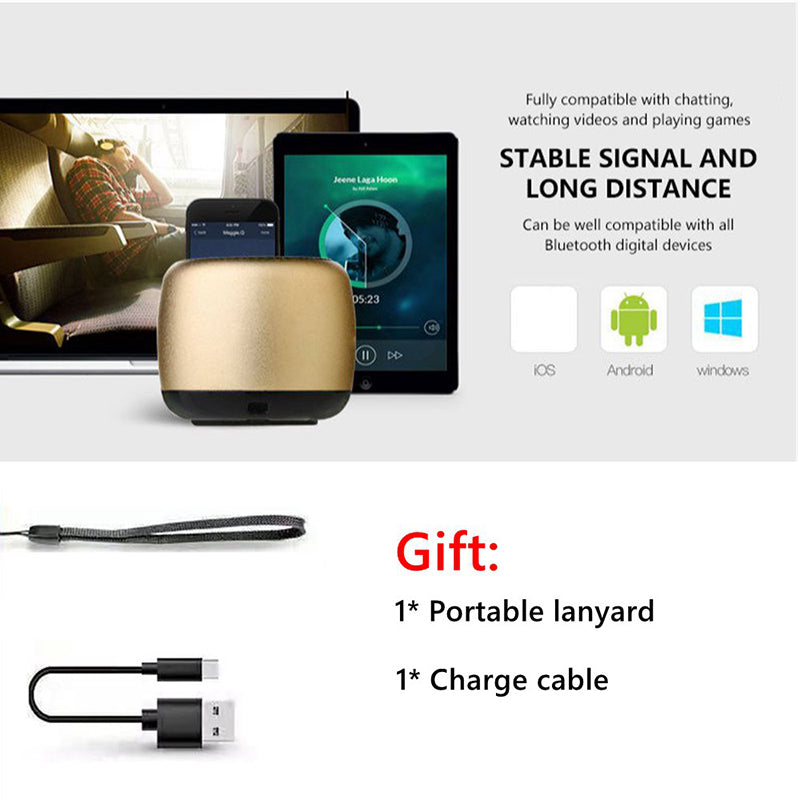 Steel Cannon Mini Bluetooth Speaker with FM & SD by Smart Deals Picks