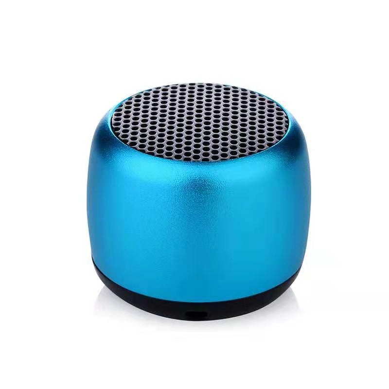 Steel Cannon Mini Bluetooth Speaker with FM & SD blue by Smart Deals Picks
