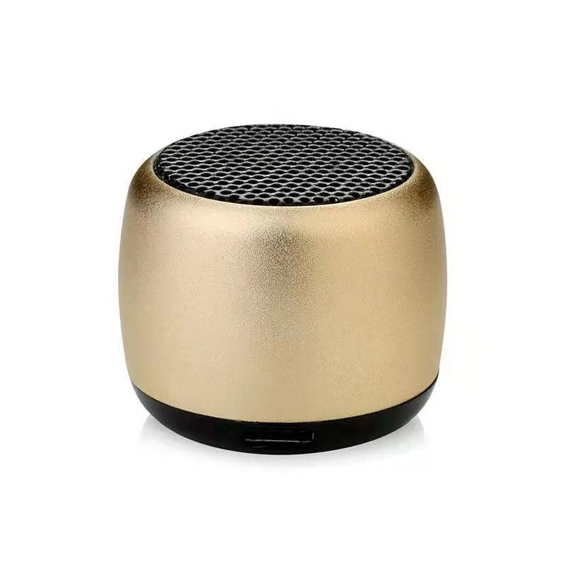 Steel Cannon Mini Bluetooth Speaker with FM & SD gold by Smart Deals Picks