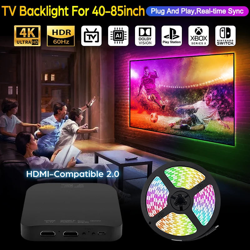Sync TV LED Backlight for 40-85 Inch Screens For 55-65 inch TV by Smart Deals Picks