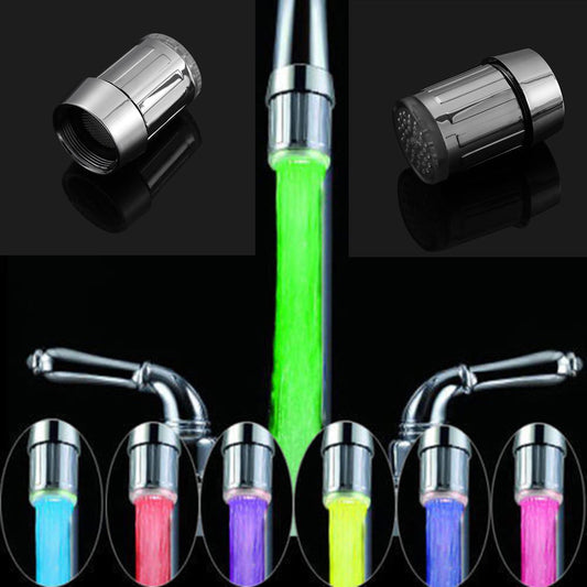 Temperature-Sensing Color LED Faucet Aerator by Smart Deals Picks