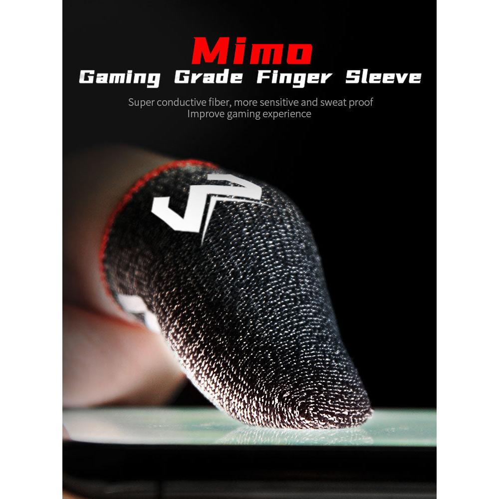Touch-Sensitive Gaming Finger Sleeves, 2 Pairs by Smart Deals Picks