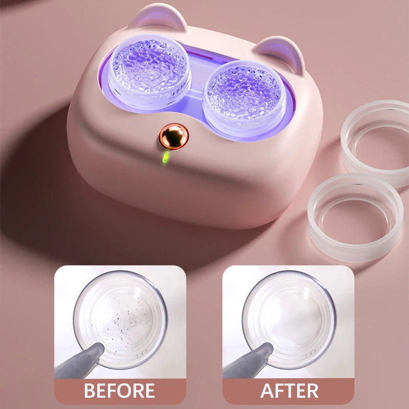 Ultrasonic Contact Lens Cleaner, Removable Case by Smart Deals Picks