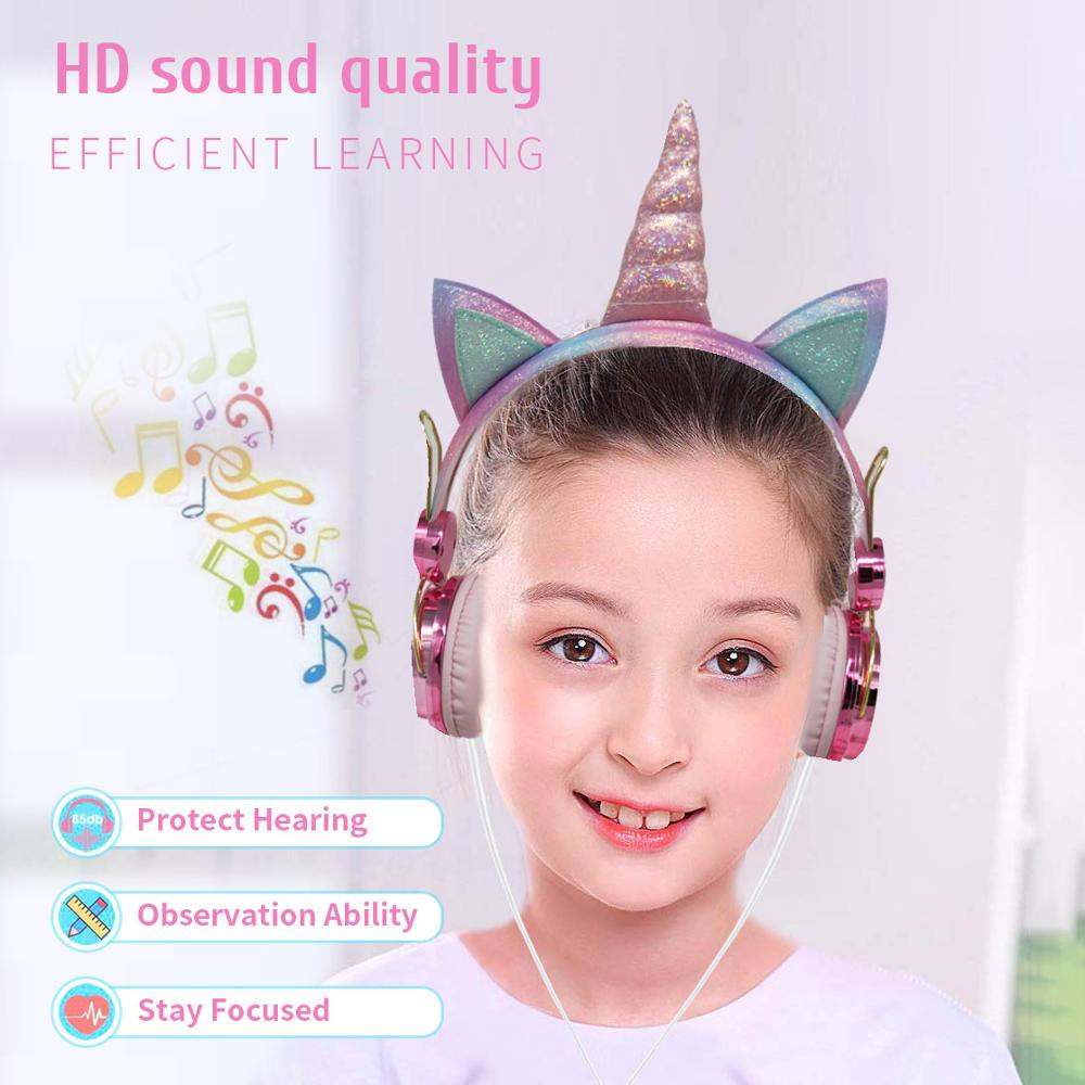 Unicorn Wired Headset with Mic and Volume Control by Smart Deals Picks