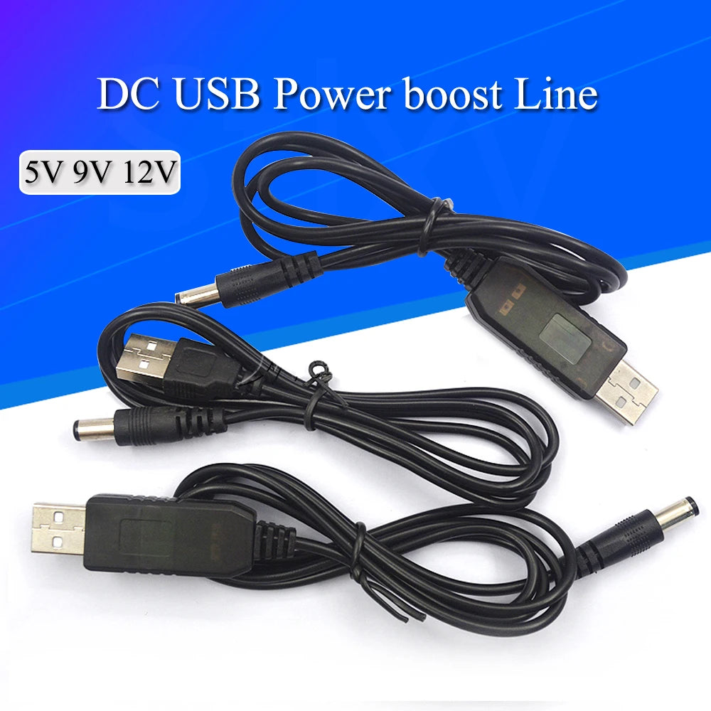 USB 5V to 9V/12V Step-Up Power Converter Cable by Smart Deals Picks