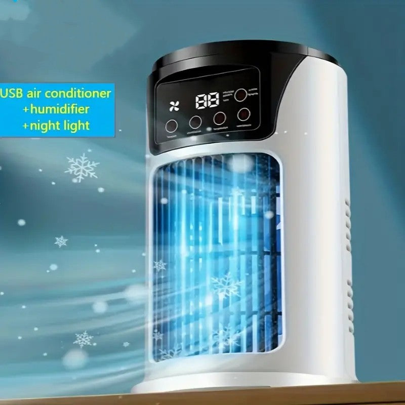 USB Evaporative Air Cooler with LED Lights, Portable by Smart Deals Picks