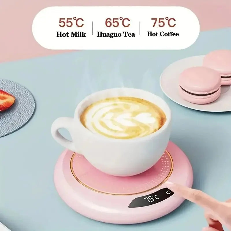 USB Heating Coaster Mug Warmer, 3 Heat Levels by Smart Deals Picks