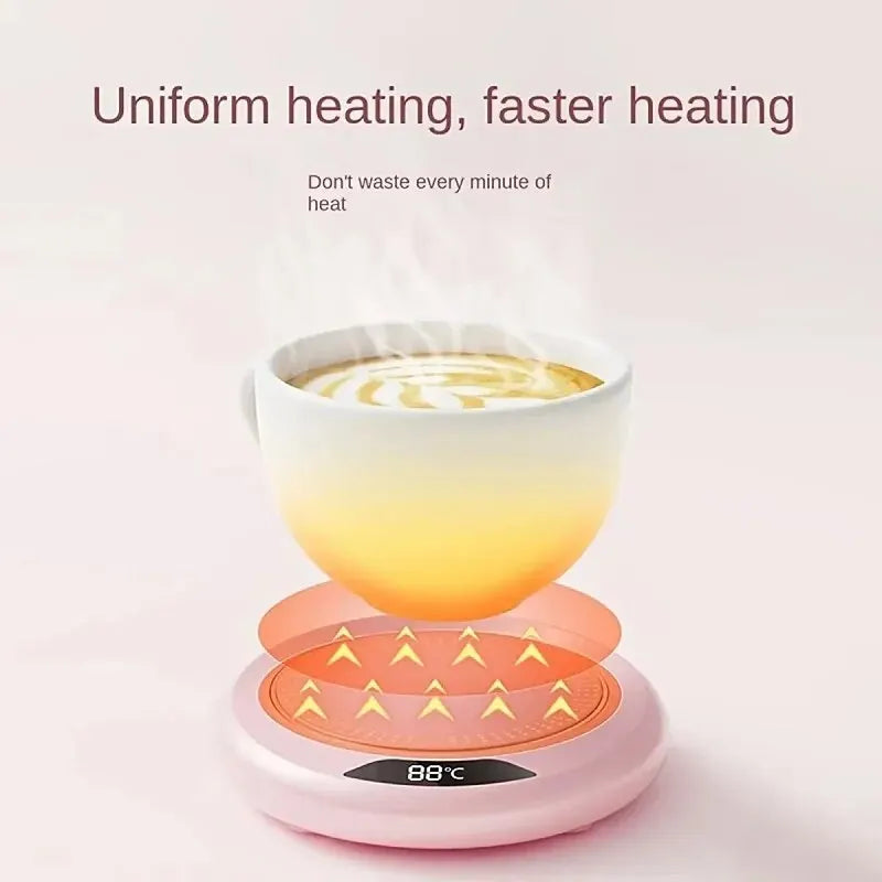 USB Heating Coaster Mug Warmer, 3 Heat Levels by Smart Deals Picks