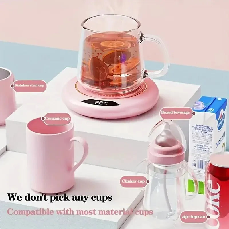USB Heating Coaster Mug Warmer, 3 Heat Levels by Smart Deals Picks